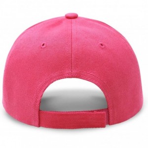 Baseball Caps Women for Trump 2020 Campaign Embroidered US Trump Hat Baseball Cap - Pv101 Hot Pink - CC193NUGLNT $15.71