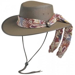 Sun Hats Cool as a Breeze Canvas Ladies - Brown - CL1196DYATZ $39.04