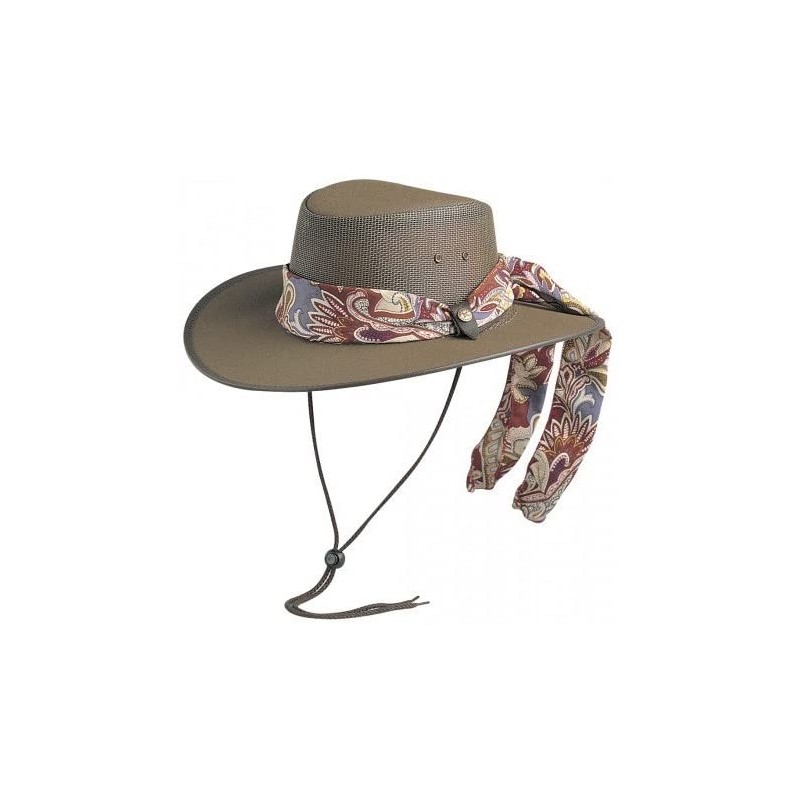 Sun Hats Cool as a Breeze Canvas Ladies - Brown - CL1196DYATZ $39.04