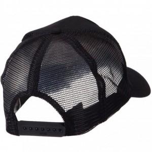 Baseball Caps Skull and Choppers Embroidered Military Patched Mesh Cap - Large Skull - CJ11FITQ3OH $23.18