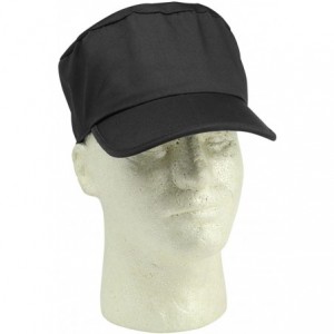 Baseball Caps Mens Cotton Twill Painters Cap - Adjustable Hat Unstructured Low Crown - Black - CZ119N1AVP7 $7.74