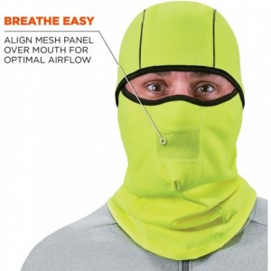 Balaclavas N Ferno 6823 Balaclava Wind Resistant - Lime - CG185OC46MA $20.87