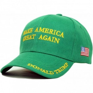 Baseball Caps Trump 2020 Keep America Great Embroidery Campaign Hat USA Baseball Cap - Make America Great Again- Green - CM19...