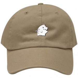 Baseball Caps Cute Cat Cotton Baseball Dad Cap - Khaki - CA182HARCC8 $12.51