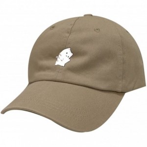 Baseball Caps Cute Cat Cotton Baseball Dad Cap - Khaki - CA182HARCC8 $12.51