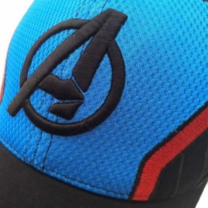 Baseball Caps Endgame Superhero Adjustable Hat Baseball Cap Cosplay Accessories - Blue - CW18RXN4Z9T $17.85