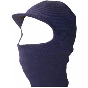 Balaclavas Face Ski Mask w/Visor - Navy - CD11C9C53Q5 $9.58