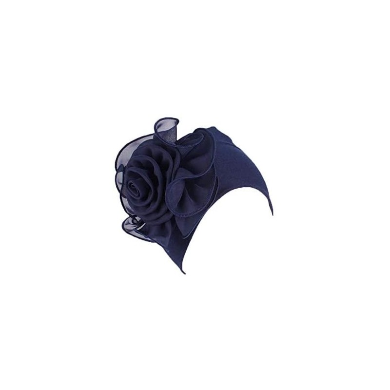 Skullies & Beanies Stretchy Patients Bandanas African Hairband - Sapphire - CQ18AE7D6M9 $8.73