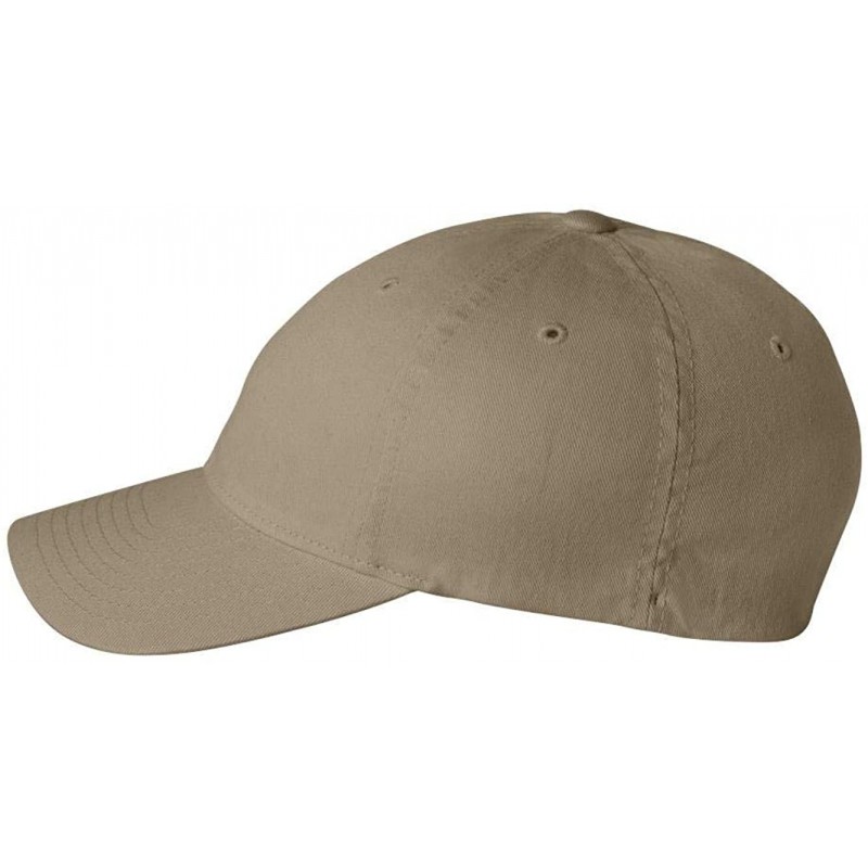 Baseball Caps Low Profile Garment Washed Cotton Cap - Khaki - CW11O82H5XD $18.08