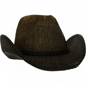 Cowboy Hats Men's Tk Cowboy Hat - Black - C8114O8P11T $93.02