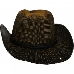 Cowboy Hats Men's Tk Cowboy Hat - Black - C8114O8P11T $80.99