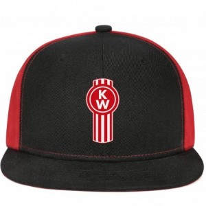 Baseball Caps Unisex Men's Baseball Hats Vintage Adjustable Mesh Driving Kenworth-w900-Trucks-Flat Cap - Black-66 - CD18UT2YX...