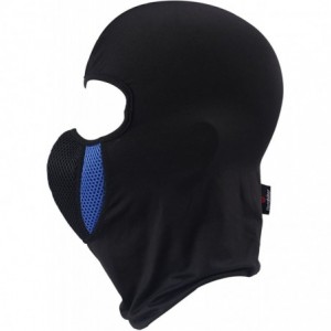 Balaclavas Windproof Face Mask-Balaclava Hood-Cold Weather Motorcycle Ski Mask - Black Blue - C018YQ2KWST $19.12