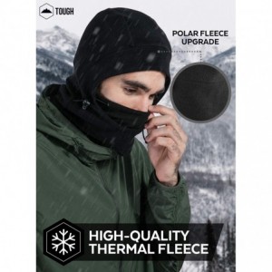 Balaclavas Balaclava Ski Mask - Extreme Cold Weather Face Mask - Heavyweight Fleece Hood Snow Gear for Men & Women - C512MEAX...