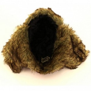 Skullies & Beanies Trooper Ear Flap Cap w/Faux Fur Lining Hat - Buffalo Plaid - CZ113S2OSUR $15.20