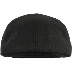 Baseball Caps Classic Herringbone Newsboy Hunting Headwear - Black - CF12NDYIZLH $12.63