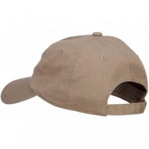 Baseball Caps North Carolina State Flag Map Embroidered Unstructured Washed Cap - Khaki - CT18EQ75GI2 $17.89