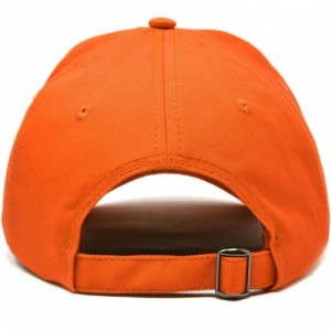 Baseball Caps Ghost Embroidery Dad Hat Baseball Cap Cute Halloween - Orange - C618YQLCU99 $15.39