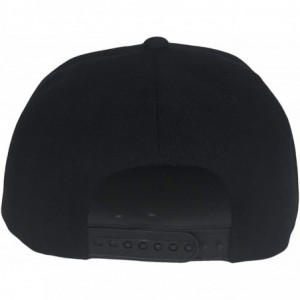 Baseball Caps Portland Flat Bill Snapback Flat Bill Cap (One Size- Black/White) - CA18OUI2HOH $17.70