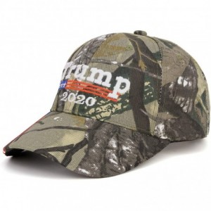 Skullies & Beanies America Adjustable Baseball Campaign Embroidered - Camo - C818WRIC50A $8.49