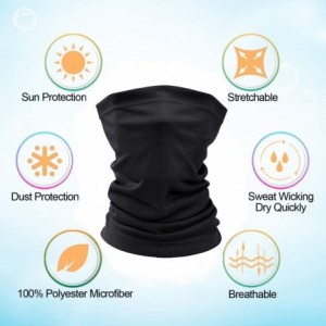 Balaclavas 5 Packs Face Bandanas Multifunctional Magic Scarf Outdoor Headwear Bandana - Mix 16 - CJ197AIM7UH $20.05