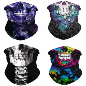 Balaclavas 3D Face Mask Seamless Bandana Unisex Headscarf UV Protection Scarf - Color D - CJ199ZNTI6E $14.49