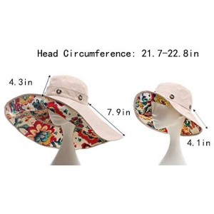 Sun Hats Women Floppy Crocheted Straw Hat Women Wide Large Brim Roll-up Sun Hat - Sun Hat-beige - C018WOQURS3 $28.59