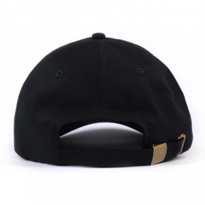 Baseball Caps Rose Embroidered Dad Hat Women Men Cute Adjustable Cotton Floral Baseball Cap - Black - CU17YLU5GIG $14.23