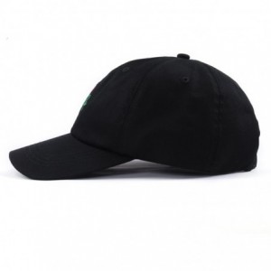 Baseball Caps Rose Embroidered Dad Hat Women Men Cute Adjustable Cotton Floral Baseball Cap - Black - CU17YLU5GIG $14.23