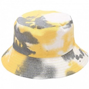 Bucket Hats Women Girls Cotton Leopard Print Reversible Bucket Hat Summer Double Sides Packable Hat for Outdoor Travel - C719...