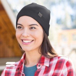 Skullies & Beanies Unisex Merino Wool Cuff Beanie Hat - Choose Your Color - Charcoal Gray - CI12O8E5ZU0 $18.77