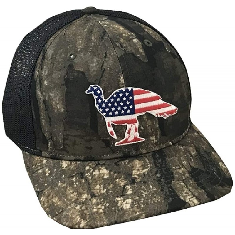 Baseball Caps Old Glory Wary Tom - Adjustable Cap - Realtree Timber Camo/Black - CB18W9S49OQ $22.86