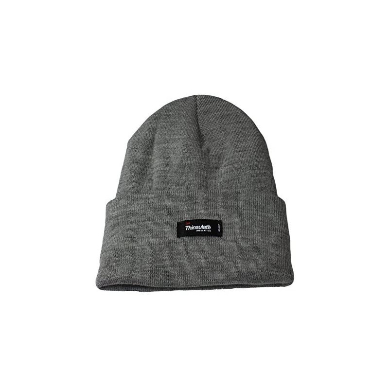 Skullies & Beanies 3M Thinsulate Women Men Unisex Knitted Thermal Winter Cap Casual Beanies - Grey - CR12N1V0IB1 $7.68