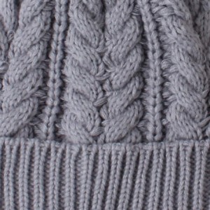 Skullies & Beanies Parent Child Mother Daughter Knitted Crochet - A-grey - CV18XQSGIMT $9.56