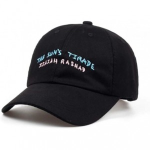 Baseball Caps The Sun Tirade Isaiah Rashad Embroidery DAD Hat Vintage Art Baseball Cap-Black - CB18M9UT6DN $28.20