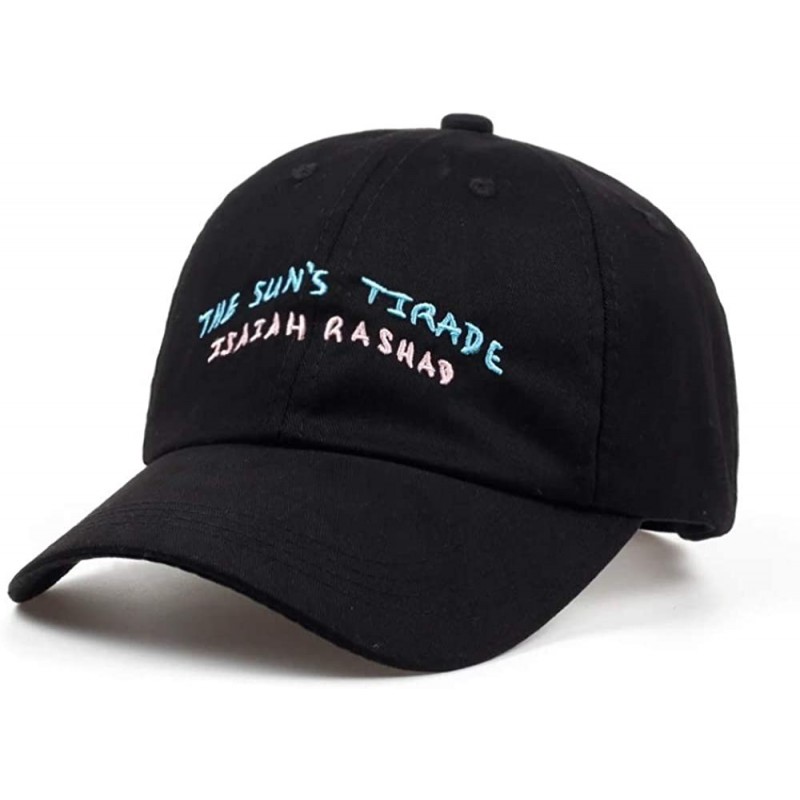 Baseball Caps The Sun Tirade Isaiah Rashad Embroidery DAD Hat Vintage Art Baseball Cap-Black - CB18M9UT6DN $28.20