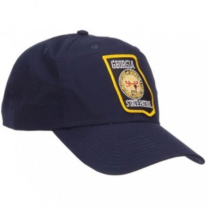 Baseball Caps Georgia State Patrol Patched Cap - Navy - CZ124YMVOS3 $22.87