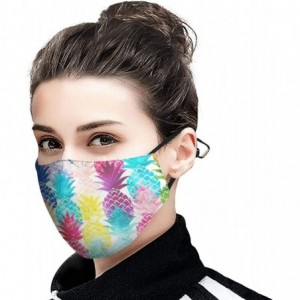 Balaclavas Cool Mouth-Ma_sk Vintage-Hawaiian-Floral-Aloha- Anti Pollution Washable and Reusable Face Ma_sk - CV197Y2ZD67 $15.98