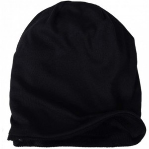 Skullies & Beanies Slouchy Beanie Hat for Mens Women Winter Summer Long Oversized Beanie Knit Cap - Black - CS18XOERQWH $15.71