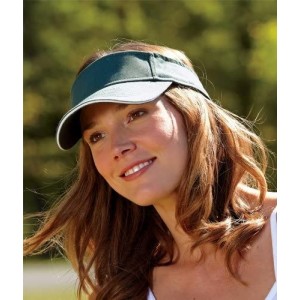 Visors Sandwich Brushed Visor - Forest/ White - CX117S8LM6Z $7.40