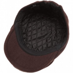 Newsboy Caps Men's Classic Flat Ivy Gatsby Cabbie Newsboy Hat with Elastic Comfortable Fit and Soft Quilted Lining. - CE18Y90...