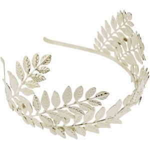 Headbands Gold/Silver Multi Style Costume Crown Hairband Leaf Branches Lady Girls Tiara Hairband - Silver 2 - C318D37W94S $7.97