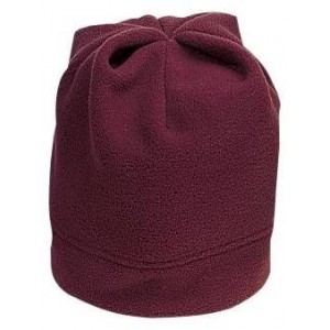 Skullies & Beanies Men's R Tek Stretch Fleece Beanie - Maroon - CD11NGRNRVZ $8.88