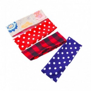 Headbands Headband Stylish Vintage Accessory - Red Black Plaid - CW186YKNK66 $10.41