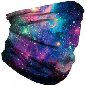 Balaclavas Unisex Bandana Face Mask Seamless Neck Gaiter Headwear-Motorcycle Face Cover Dust Wind Balaclava - Starry Sky - CB...