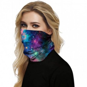 Balaclavas Unisex Bandana Face Mask Seamless Neck Gaiter Headwear-Motorcycle Face Cover Dust Wind Balaclava - Starry Sky - CB...