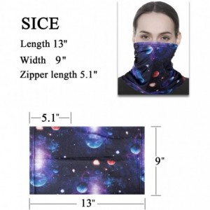 Balaclavas Printed Neck Gaiter with Carbon Filter- UV Protection Face Cover for Hot Summer Cycling Hiking Sport Outdoor - CD1...