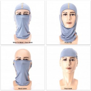 Balaclavas Balaclava Full Face Mask Windproof Sun UV Protection Helmet Liner for Women Men - Blue - C318SYZ7WUC $17.24