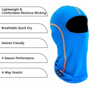 Balaclavas Balaclava Full Face Mask Windproof Sun UV Protection Helmet Liner for Women Men - Blue - C318SYZ7WUC $17.24