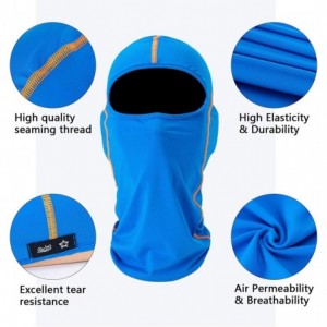 Balaclavas Balaclava Full Face Mask Windproof Sun UV Protection Helmet Liner for Women Men - Blue - C318SYZ7WUC $17.24